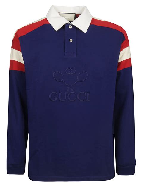 gucci t-shirt polo|gucci long sleeve polo shirt.